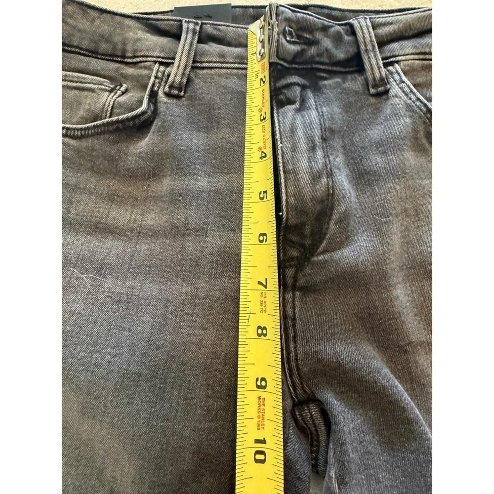 NWT Mavi Tess Gray High Rise Skinny Jeans Women's Distressed Frayed Hem 28/27 - Picture 5 of 14